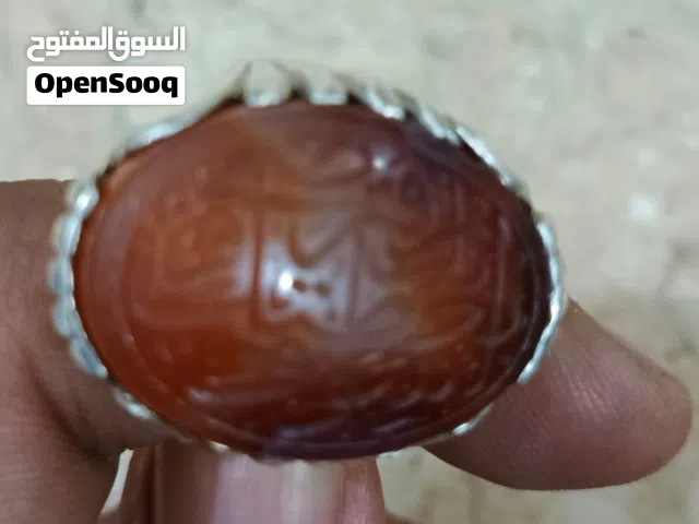 خاتم فضة ثقيل