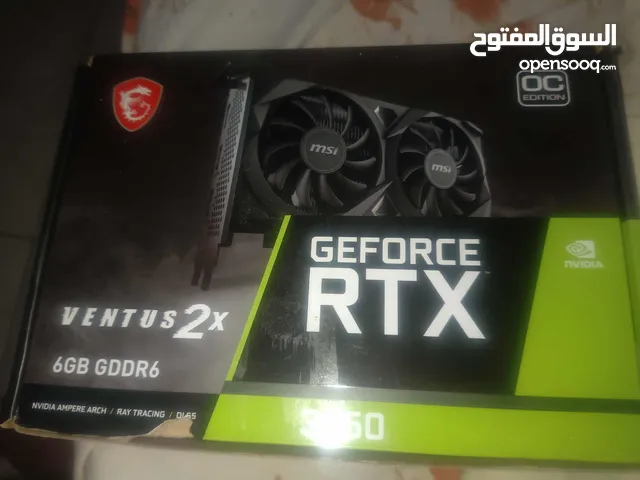MSI Nvdia GEFORCE RTX 3050 6Gb Gddr6 Ventus 2