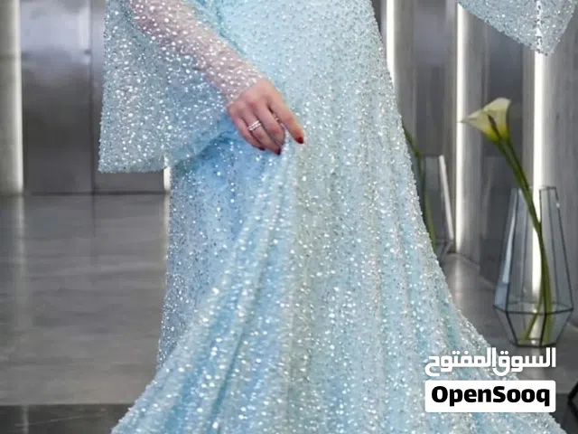فستان سمائي قياس خاص