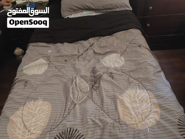 غرفة شبابية خشب زان مع لاتيه 18بني محروق