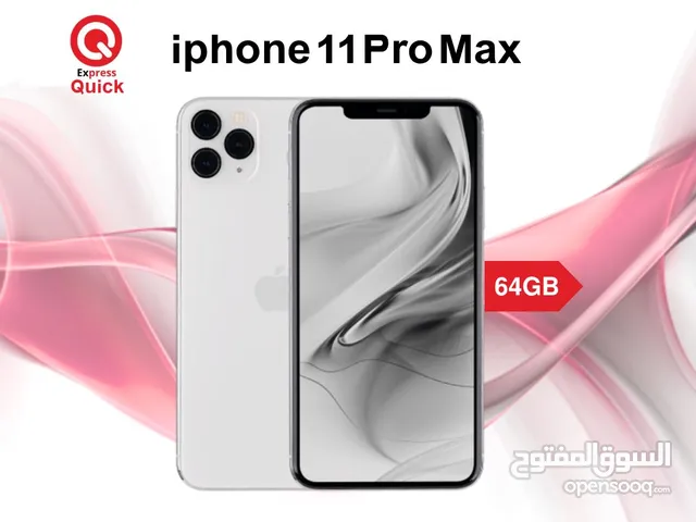 IPHONE 11 PRO MAX ( 64GB ) USED /// ايفون 11 برو ماكس ذاكره 64 جيجا مستعمل بحاله الوكاله