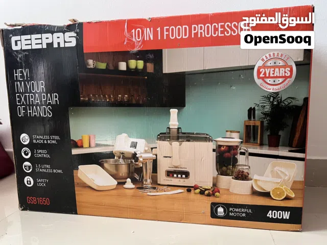 Food processor 10 in 1 (geepas 400w)new(model GSB1650)negotiable
