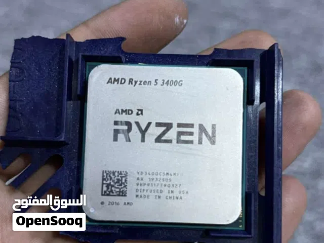معالج Ryzen 5 3400G مستعمل نظيف جداً