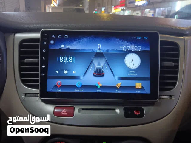 kia Rio 2006 to 2011 android screen with frame and camera