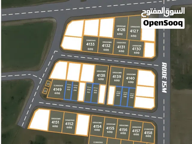 600sq corner plot
