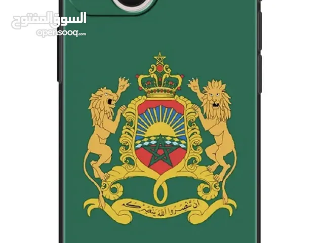 حافظة هاتف فاخرة لهاتف آيفون ، جواز سفر العلم المغربي ،for iPhone 12Bro max