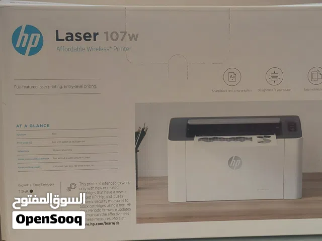 طابعة hp laser107wللبيع