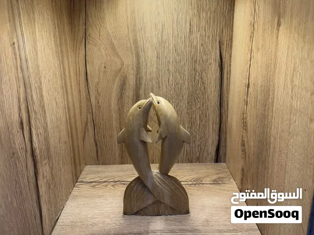 Wooden Couple Dolphins