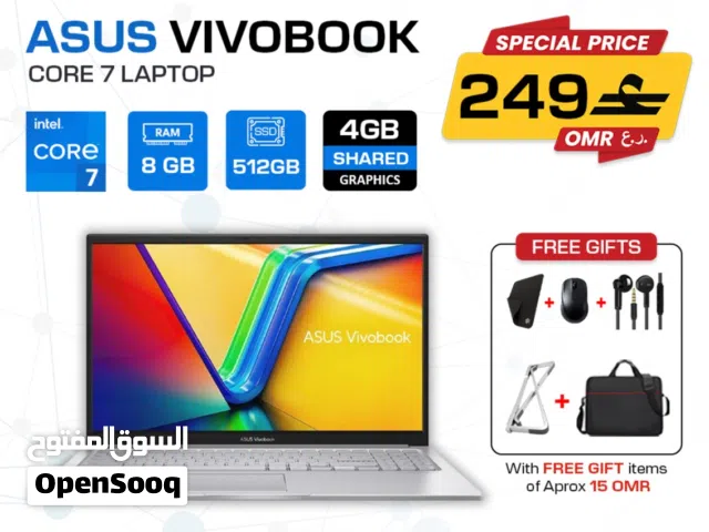Brand New ASUS Vivobook in Oman  512GB SSD  1 Year Warranty