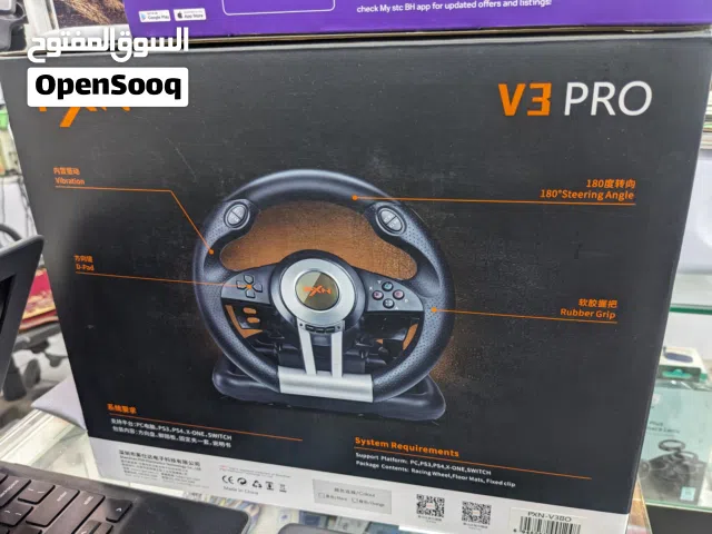 V3 Pro Racing Wheel – Gaming Steering Set For  PC / PS3 / PS4 / Xbox / Nintendo Switch