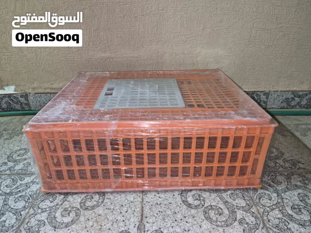 عشه حمام كاملة النوع قلاب قطايف ومحاكر  وكيس حب حمام وقفص نقل طيور جديد