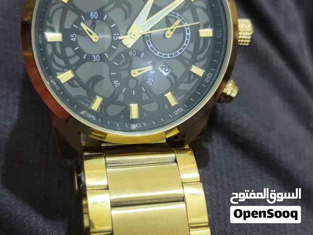 ساعه ذهب خالص مومنت  عيار 24 ضد الماء الوزن 40جرلم واكثر