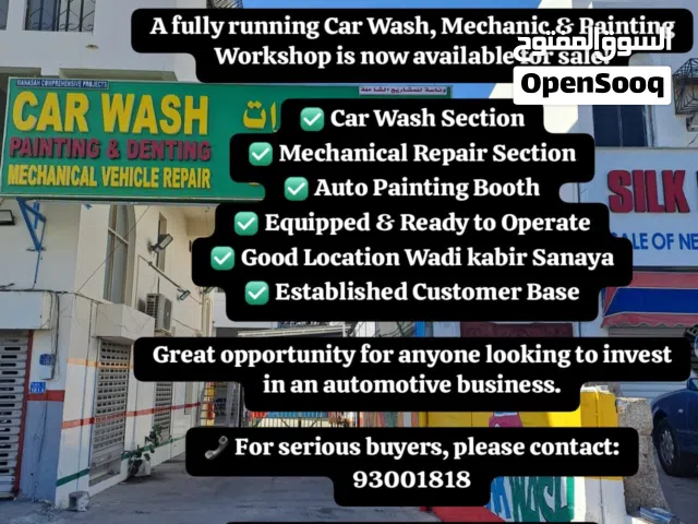 Car wash,mechanic,dent paint