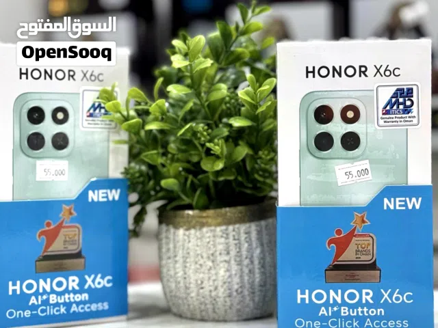 عرض خااص : honor X6C 256gb هاتف بسعر مناسب و مواصفات ممتازة - جديد - ضمان وكيل سنة بأقل سعر