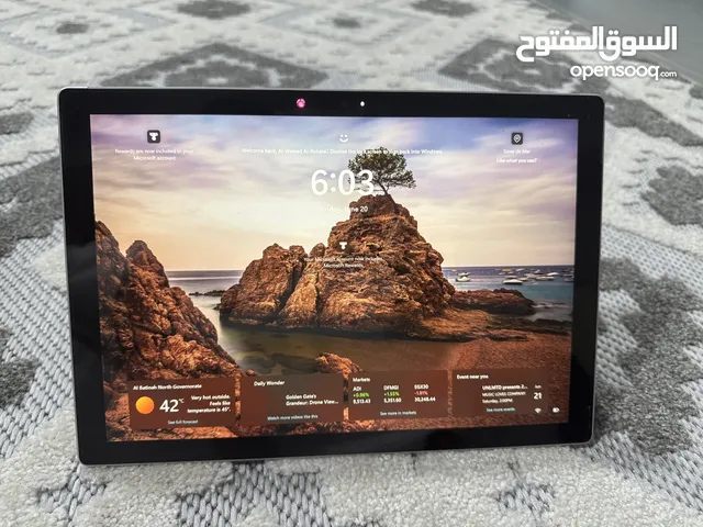 Surface pro 7 بحالة ممتازة بدون اي خدش