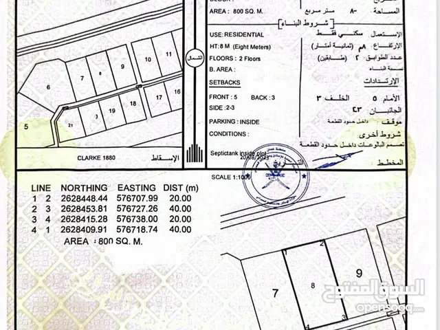 Residential Land for Sale in Al Batinah Barka