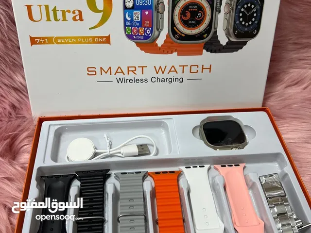 ساعة رقميه الترا 9 فيها 7 سيور تشتغل بالتعبيه.. البكس