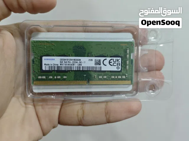 رامات ddr4 pci 4 3200 ماركة سامسونج مخصصة للابتوبات 8gb×2=16gb ستيكين مو ستيك واحد