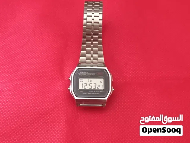 ساعة كاسيو الاصليه صنع اليابان ضد الماء ماتدخل ماء