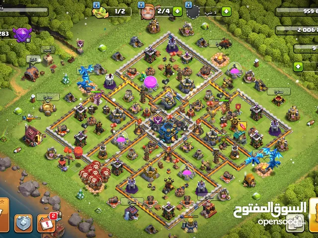 حساب كلاش اوف كلانس بيت 12