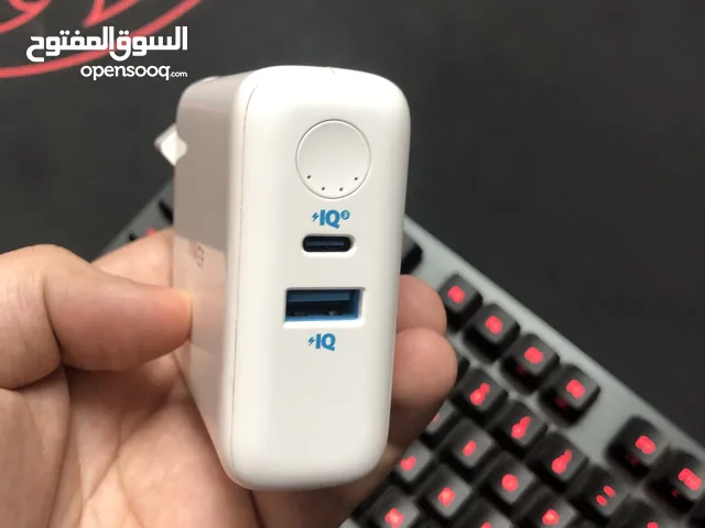 ANKER 2 in 1 Powerbank + Wall Charger - White (A1624)
