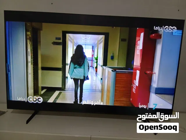 شاشة سامسونج 55 بوصة Crystal HD بحالة ممتازة جدا