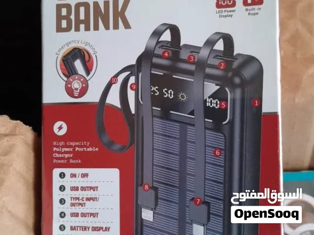 شاحن متنقل بور بانك مع لوح شمسي مساعد شحن Power Bank بطارية محمولة 3000 مللي أمبير باور بنك