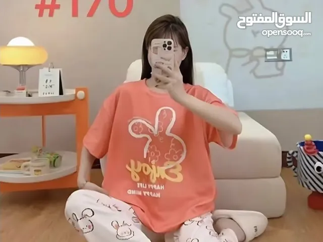 بجامات مكونه من قطعتين و 3 قطع