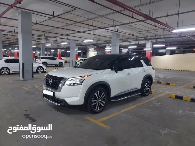 DHS 158000/= NISSAN PATHFINDER SL 2024 خليجي تحت الضمان رقم واحد بدون حوادث و صبغه ماشي فقط 12000 كم