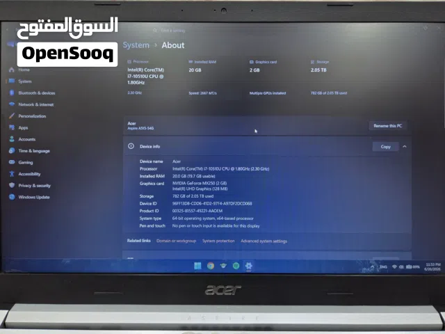 Acer Aspire 5 (i7 10th Gen)