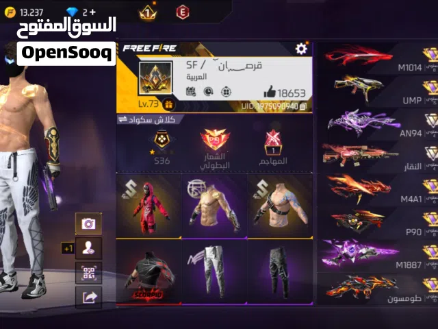 Free Fire Accounts and Characters for Sale in Cairo