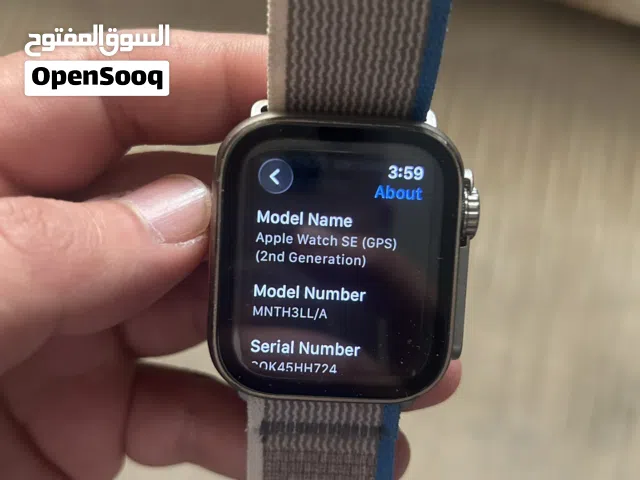 Apple watch SE 2nd 44 mm Generation مستعملة بحالة الجديد للبيع بسعر حرق