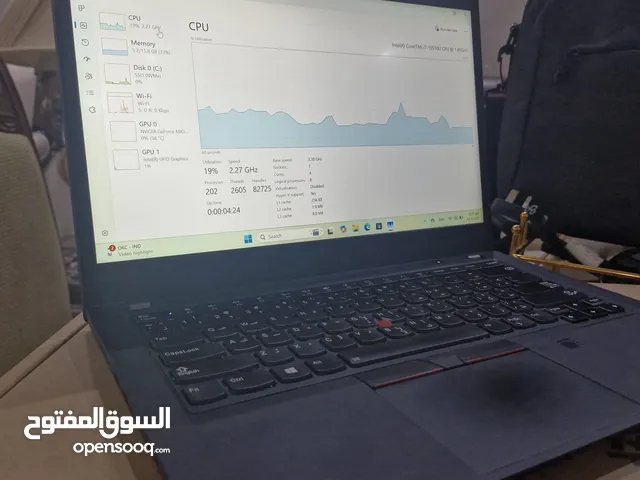 Lenovo Thinkpad T14 highest edition, full carbon fiber core i7-10th generation