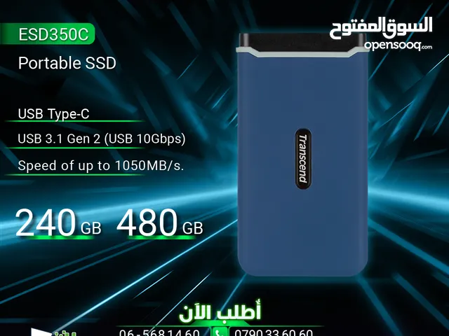 هاردسك خارجي ترانسد 240GB 480GB Portable SSD