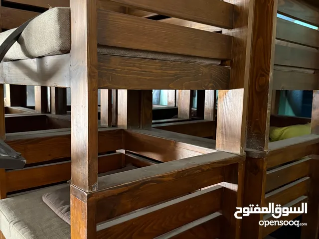 مجموعة كراسي خشب طبيعي