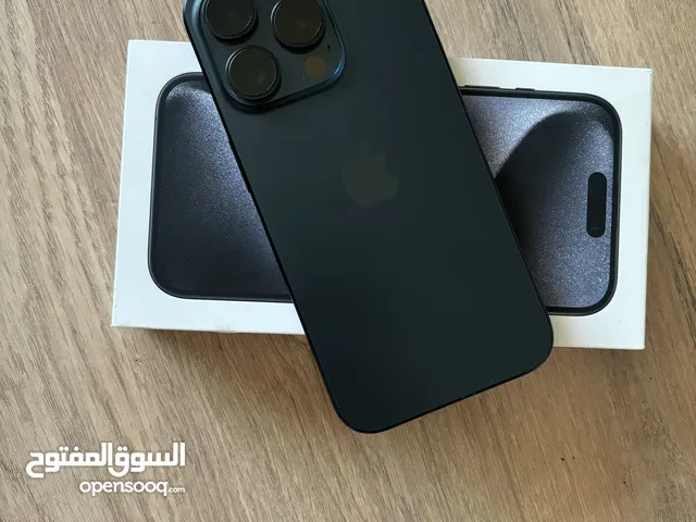 آيفون 15 برو  128 GB وكالة ولا شخطة مع apple case اصلي