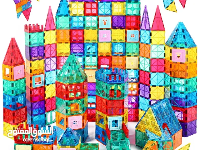 ليجو مغناطيسي للأطفال – متعة وتعليم في لعبة وحدة .مت صمّم مدنك وأشكالك متوفر توصيل لكل المناطق