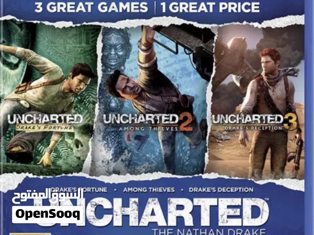 Uncharted: The Nathan Drake Collection (PSE) - PlayStation Hits - Like Newشبه جديد مافيه ولا خدش
