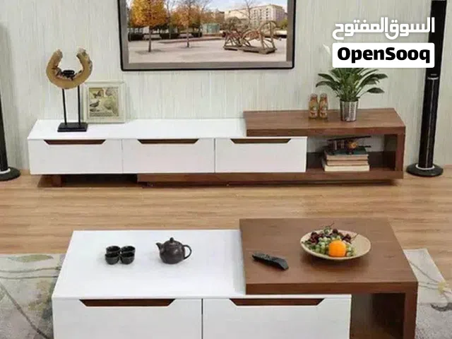 طقم تربيزة شاشة وتربيزة الانتريه Furniture oh
