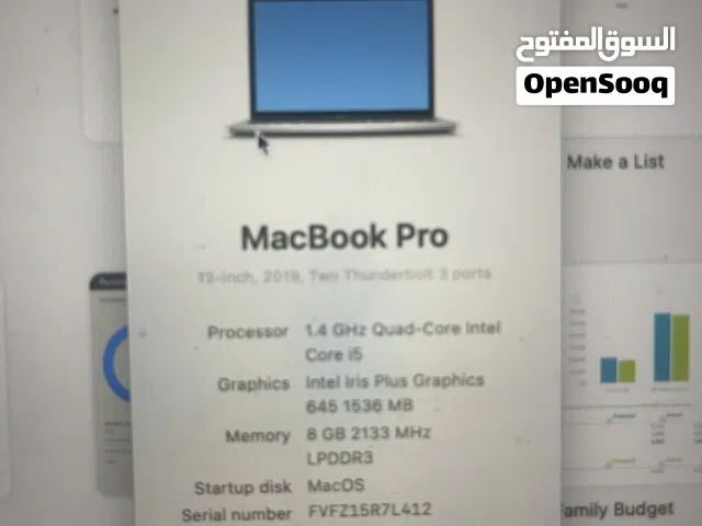 Apple MacBook 2019 13inch