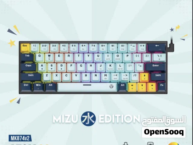 كيبورد fantech atom 63 mizu edition