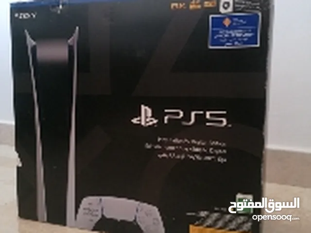 PS5 ديجيتال نسخه الشرق الأوسط مستعمل شهرين فقط