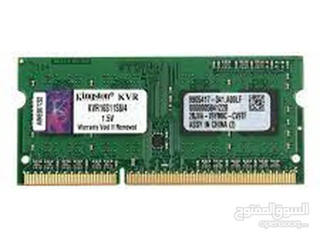 رام لابتوب 8g DDR4   للبيع بسعر ممتاز