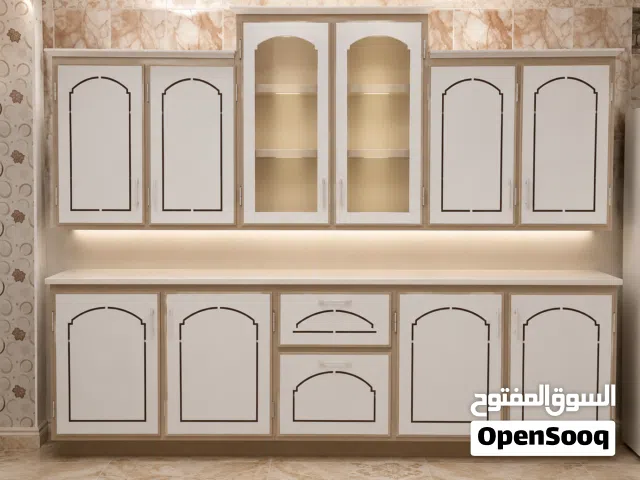 كاونتر مطبخ فاخر بقاعدة رخام طبيعي