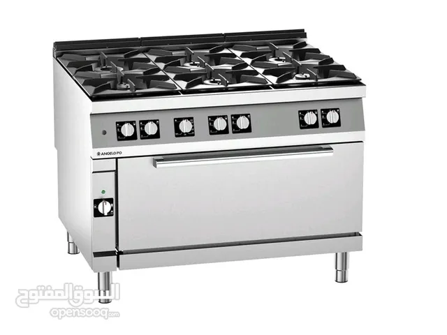 SIX BURNER GAS RANGE WITH LARGE STATIC OVEN