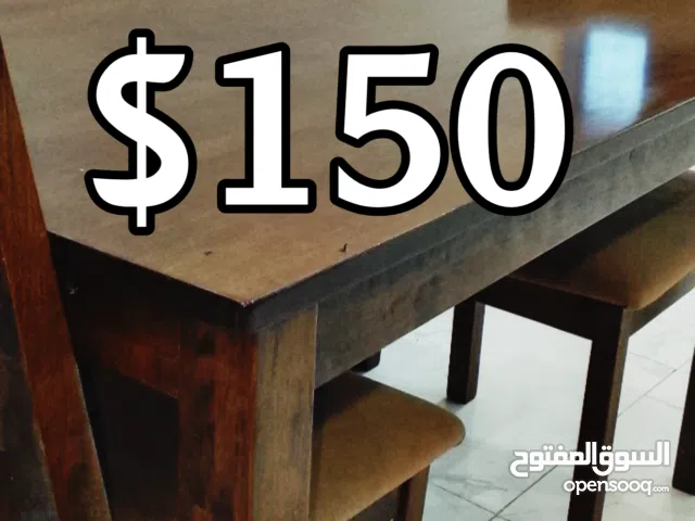 طاولة خشب زان مع اثنين كراسي خشب