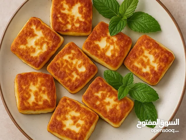 جبنة غنم مغلية معجون بقزحة وبدون