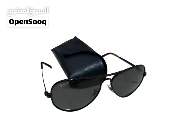 Ray-Ban RB3925 Aviator Max Polarized Sunglasses Black 002/48 62-16 Italy w/ Case