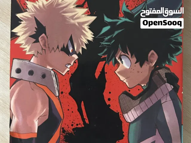 كتب للانمي my hero academia ثلاث اجزاء وبسعر مميز