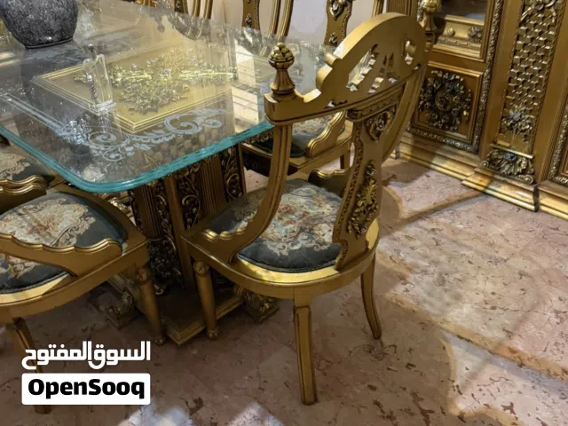 غرفة طعام كاملة أثاث مصري دمياط